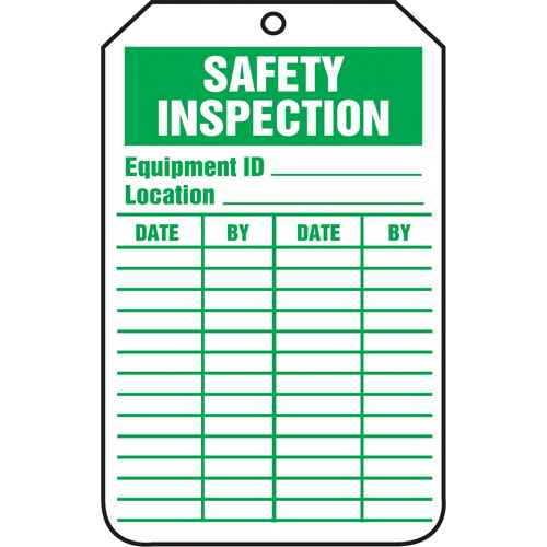 [SAU717] Étiquettes de sécurité d'inspection et de contrôle de l'état de l'équipement (SAU717)