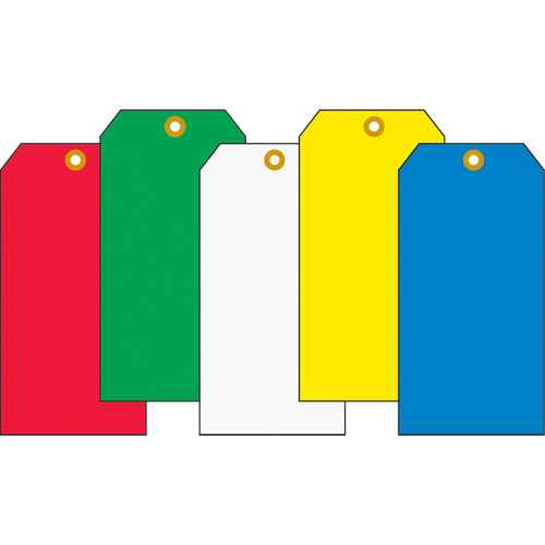 [SAW543] Étiquettes vierges de couleurs standards en papier cartonné (SAW543)