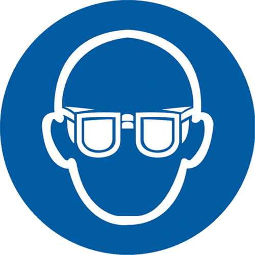 [SAX255] Safety Goggles Pictogram Labels (SAX255)