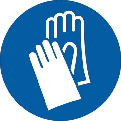 [SAX267] Étiquettes EPI avec pictogramme de gants (SAX267)