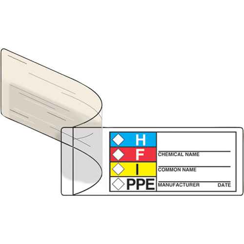 Étiquettes auto-plastifiantes (SAX298)