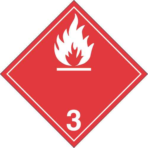 [SD320] Plaque-étiquette TMD liquides inflammables (SD320)