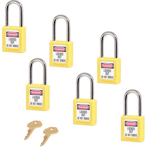 [SDM775] 410 Series Zenex™ Padlocks - Set of Six (SDM775)
