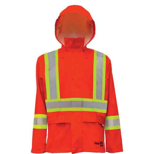 Hi-Vis FR/PU Safety Rain Jackets (SDP055)