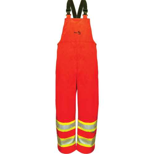 [SDP064] Pantalons à bavette de sécurité imperméables ignifuges haute visibilité en polyuréthane (SDP064)