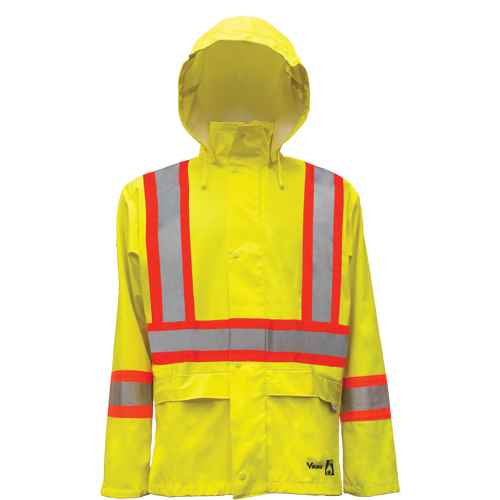 Hi-Vis FR/PU Safety Rain Jackets (SDP070)