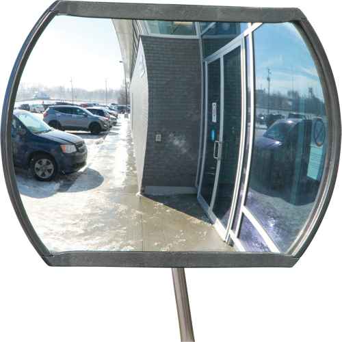 [SDP531] Miroir convexe rectangulaire/rond avec bras télescopique (SDP531)