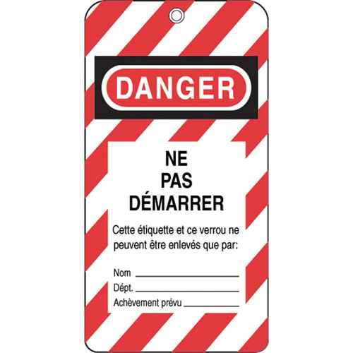Étiquettes de verrouillage (SE341)