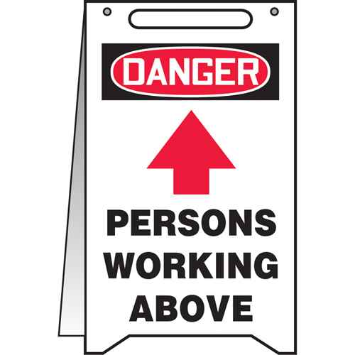 [SEA514] Panneaux Fold-Ups(MC) « Persons Working Above » (SEA514)