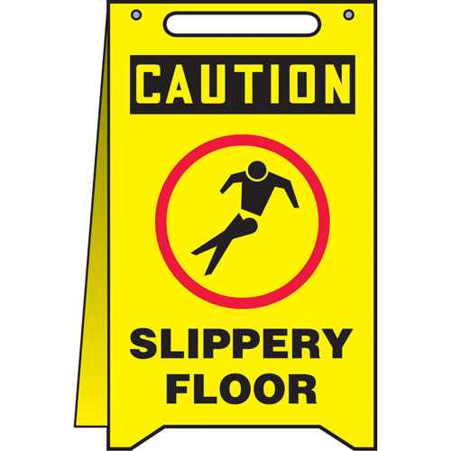 [SEA516] "Slippery Floor" Fold-Ups™ Sign (SEA516)