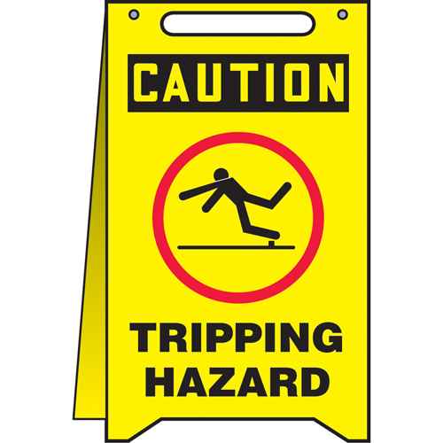 [SEA518] "Tripping Hazard" Fold-Ups™ Floor Sign (SEA518)
