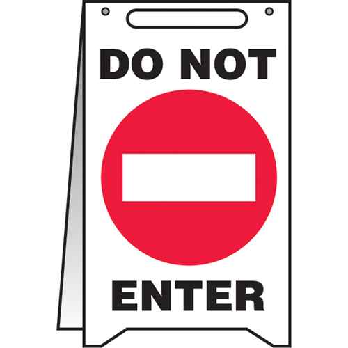 [SEA522] "Do Not Enter" Fold-Ups™ Sign (SEA522)