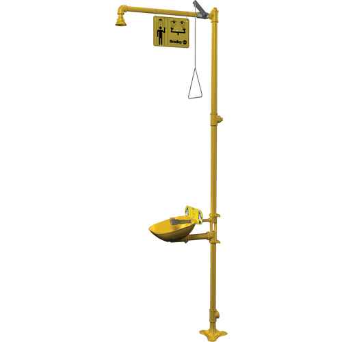 Combinaison de douche d'urgence & douche oculaire Halo(MC) (SEB801)