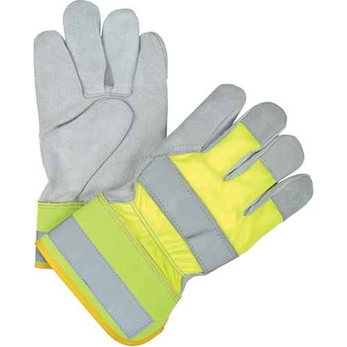 [SED161] Yellow High-Visibility Winter-Lined Fitters Gloves (SED161)