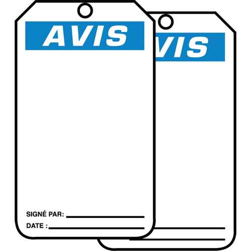 [SED653] Étiquettes de sécurité avec entête vierge (SED653)
