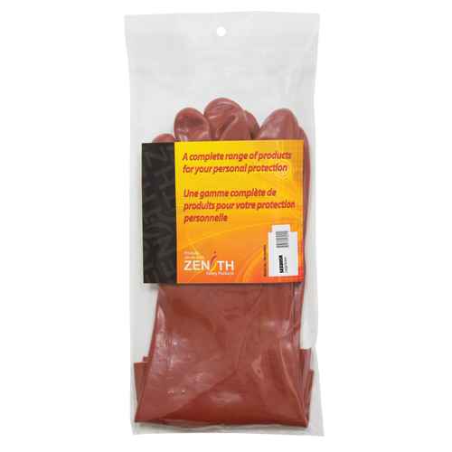 [SEE805R] Red Smooth-Finish Chemical-Resistant Gloves (SEE805R)