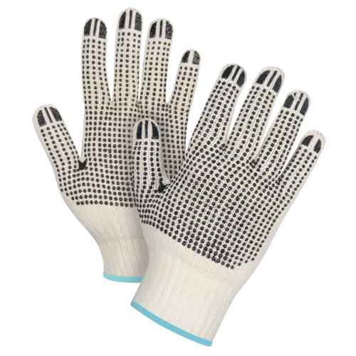 [SEE946] Gants tricotés de poids lourd à deux côtés avec pois (SEE946)