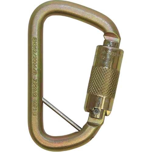 Mousqueton antichute en D déporté RollglissMC pour sauvetage technique (SEH168)