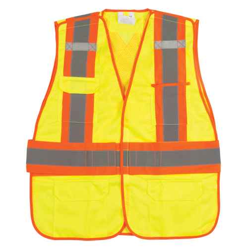[SEK233] Veste d'arpenteur haute visibilité, conforme à la CSA (SEK233)