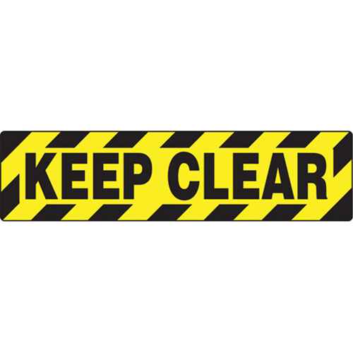 [SEK525] "Keep Clear" Skid-Gard™ Floor Sign (SEK525)