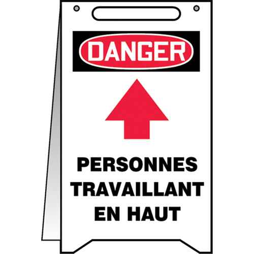 [SEL052] "Personnes travaillant en haut" Fold-Ups™ Sign (SEL052)
