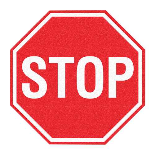 "Stop" Floor Sign (SFU877)
