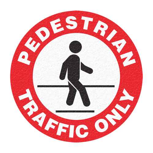 [SFU880] "Pedestrian Traffic Only" Floor Sign (SFU880)