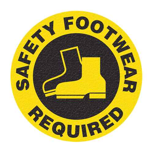 [SFU881] "Safety Footwear" Floor Sign (SFU881)