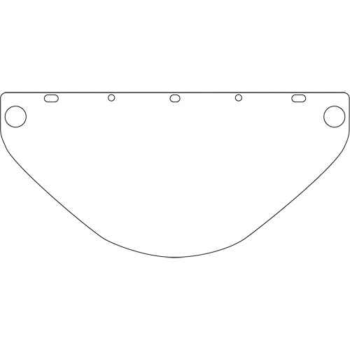 [SFZ575] Dynamic™ Die Cut Faceshield Visor (SFZ575)