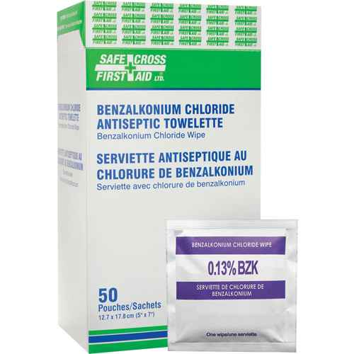 [SGD392] Lingettes antiseptiques au chlorure de benzalkonium (SGD392)
