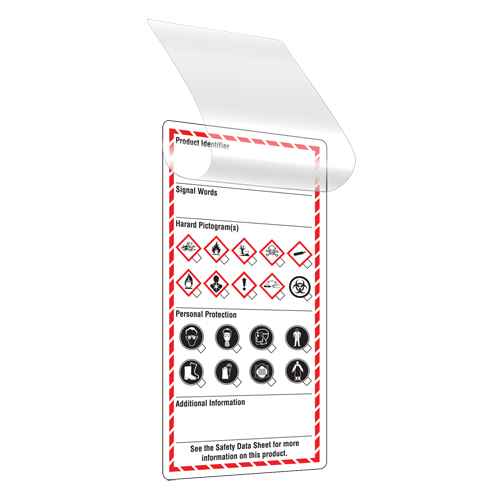 [SGD765] Étiquettes auto-plastifiantes pour le milieu de travail (SGD765)