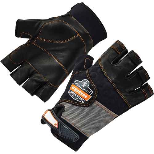 ProFlex 901 Half-Finger Leather Impact Gloves (SGE005)