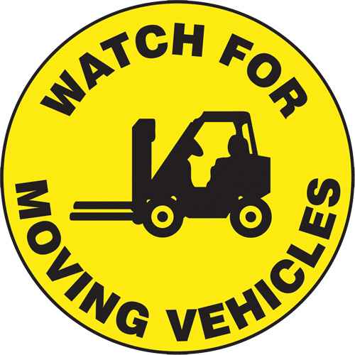 [SGH837] "Watch For Moving Vehicles" Slip-Gard™ Floor Sign (SGH837)