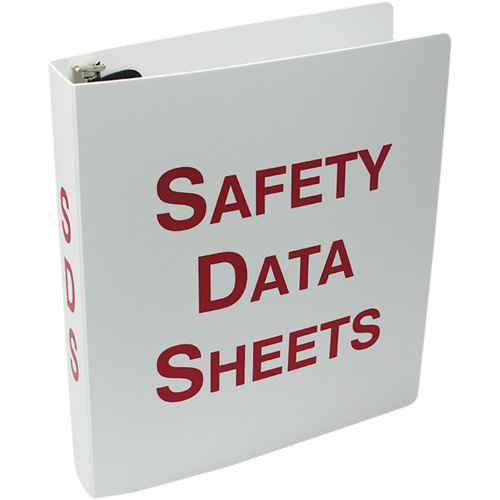 [SGH872] Plastic Safety Data Sheet Binder (SGH872)