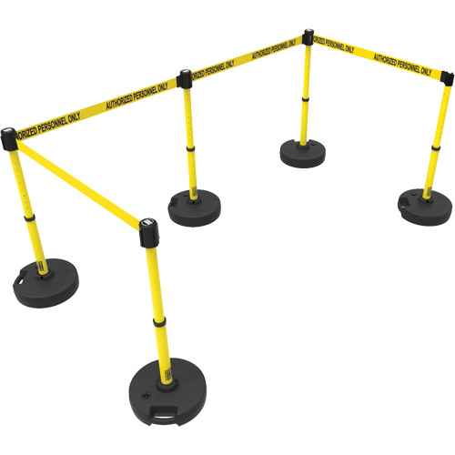 [SGI923] Ensemble de cinq montants pour barrière PLUS (SGI923)