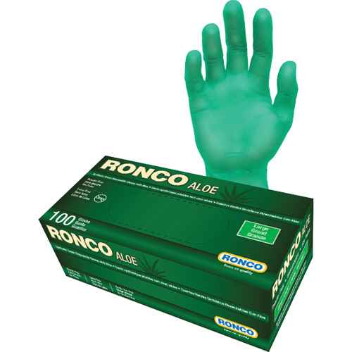 Gants jetables avec aloès (SGJ115)