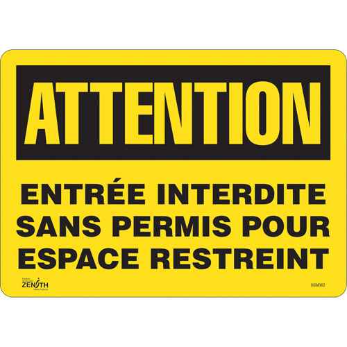 [SGM362] Enseigne «Entrée Interdite Sans Permis» (SGM362)