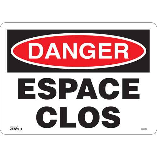 [SGM368] Enseigne «Espace Clos» (SGM368)