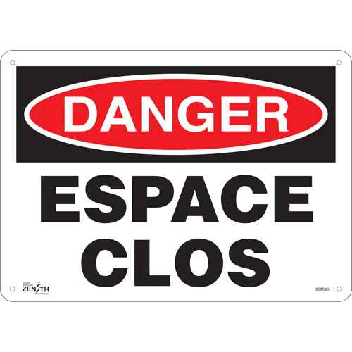 [SGM369] Enseigne «Espace Clos» (SGM369)