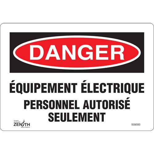 [SGM383] Enseigne «Équipement Électrique» (SGM383)