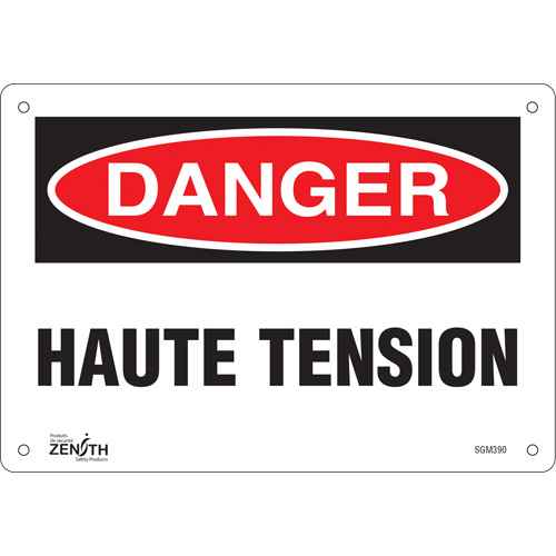 [SGM390] Enseigne «Haute Tension» (SGM390)