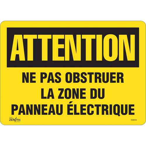 [SGM404] Enseigne «Zone du Panneau Électrique» (SGM404)