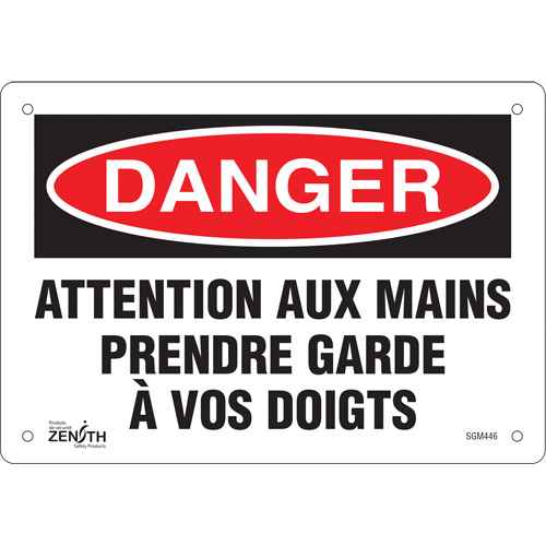 [SGM446] Enseigne «Prendre Garde À Vos Doigts» (SGM446)