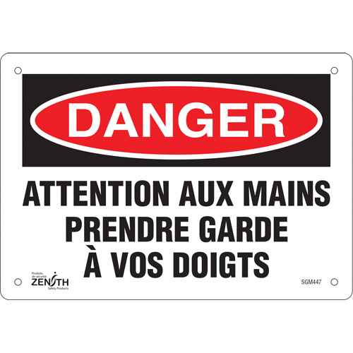 [SGM447] Enseigne «Prendre Garde À Vos Doigts» (SGM447)