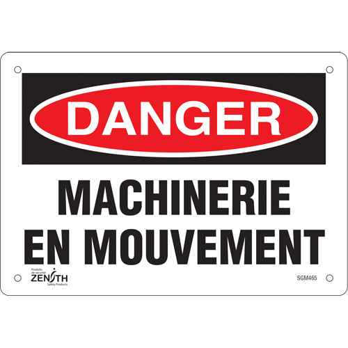 [SGM465] "Machinerie en Mouvement" Sign (SGM465)