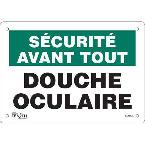 [SGM476] "Douche Oculaire" Sign (SGM476)