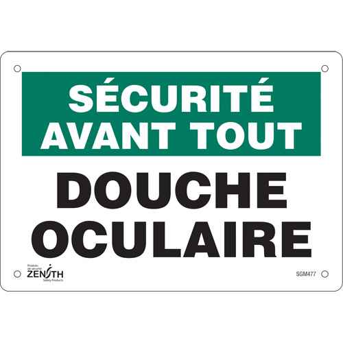 [SGM477] "Douche Oculaire" Sign (SGM477)