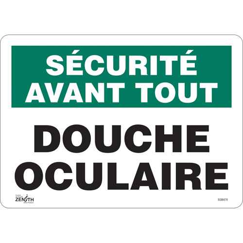 [SGM478] "Douche Oculaire" Sign (SGM478)