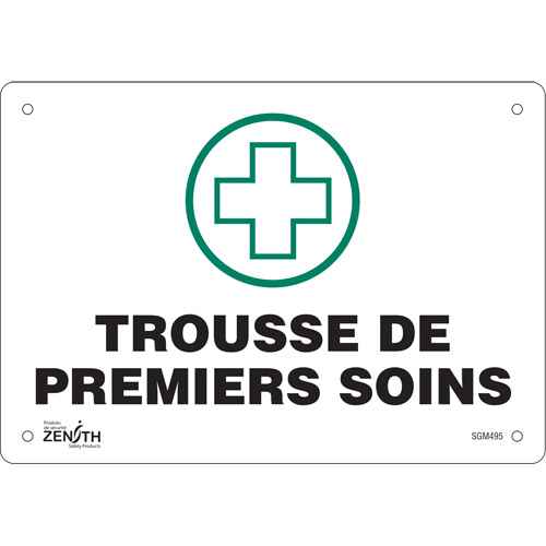 [SGM495] "Premiers Soins" Sign (SGM495)
