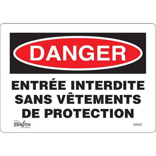 "Entrée Interdite" Sign (SGM523)